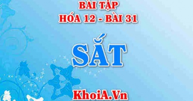 Bài tập về Sắt (Fe): Giải bài tập 1, 2, 3, 4, 5 trang 141 SGK Hóa 12 bài 31